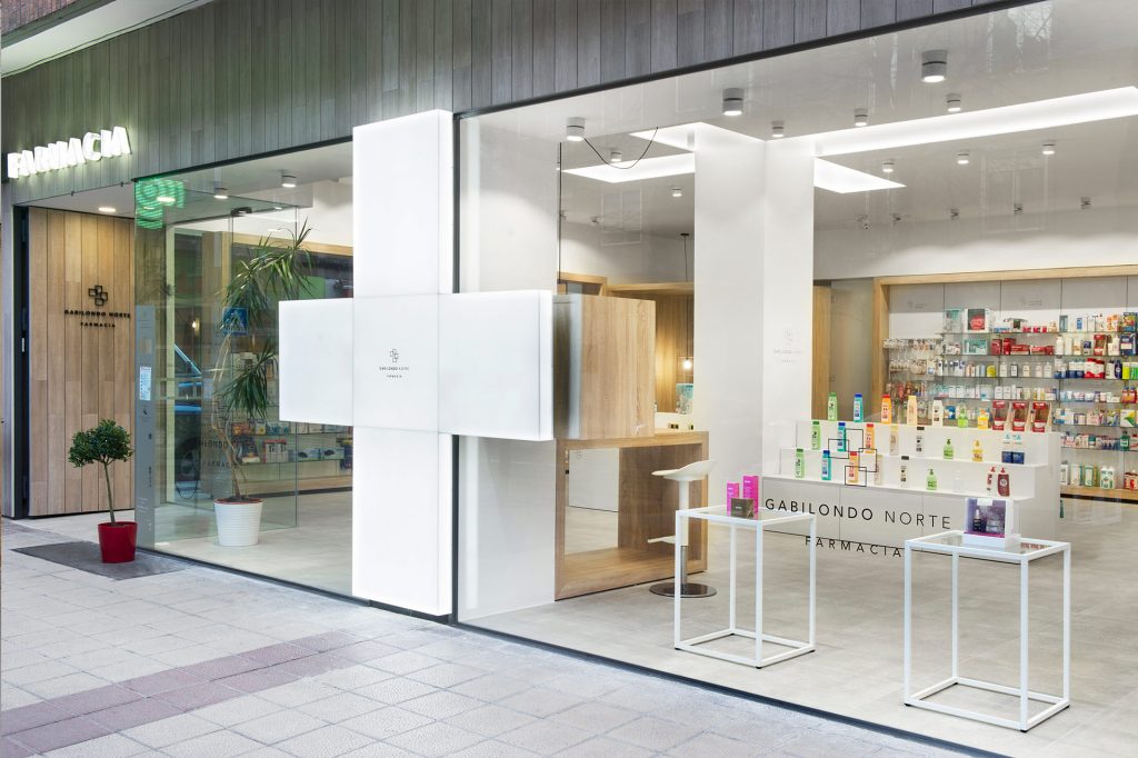 Vitrines de pharmacies