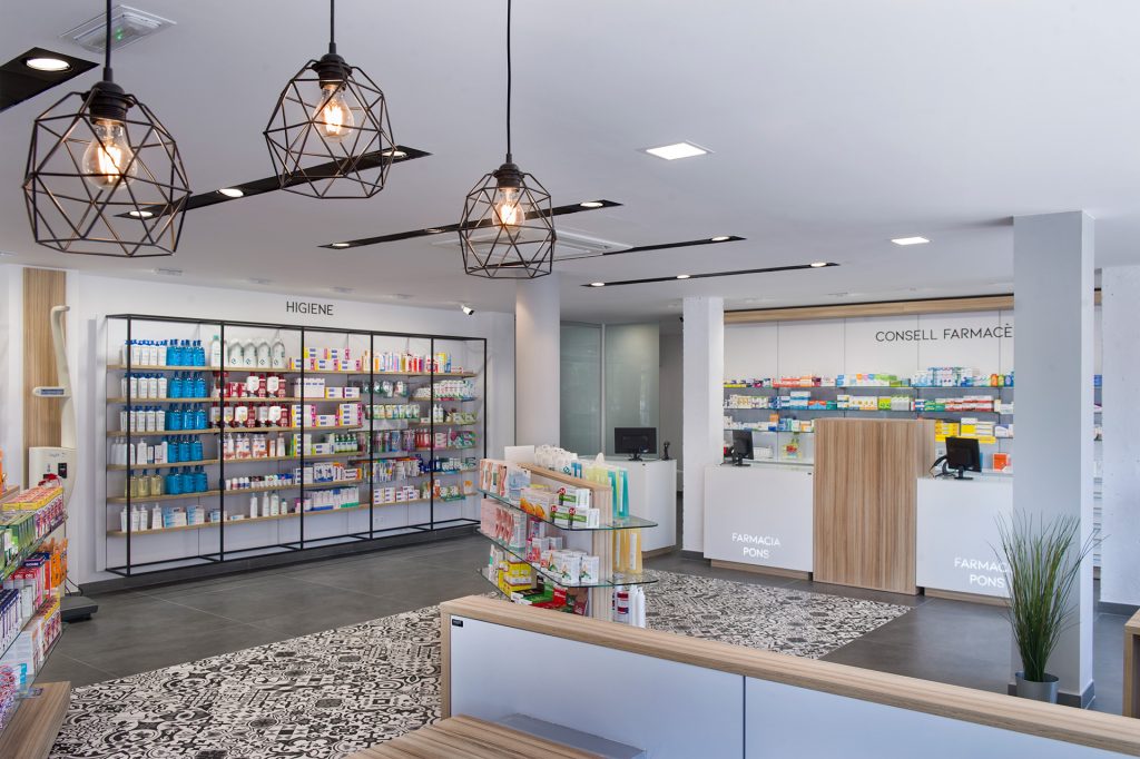 Diseño interior en Farmacias