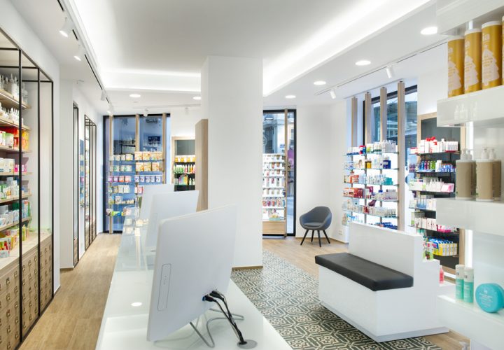 Partes de una farmacia