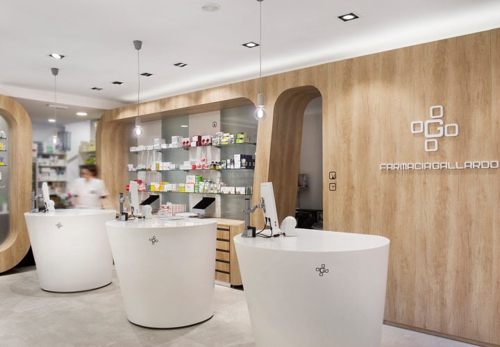 Mostradores de farmacia ideas de diseño