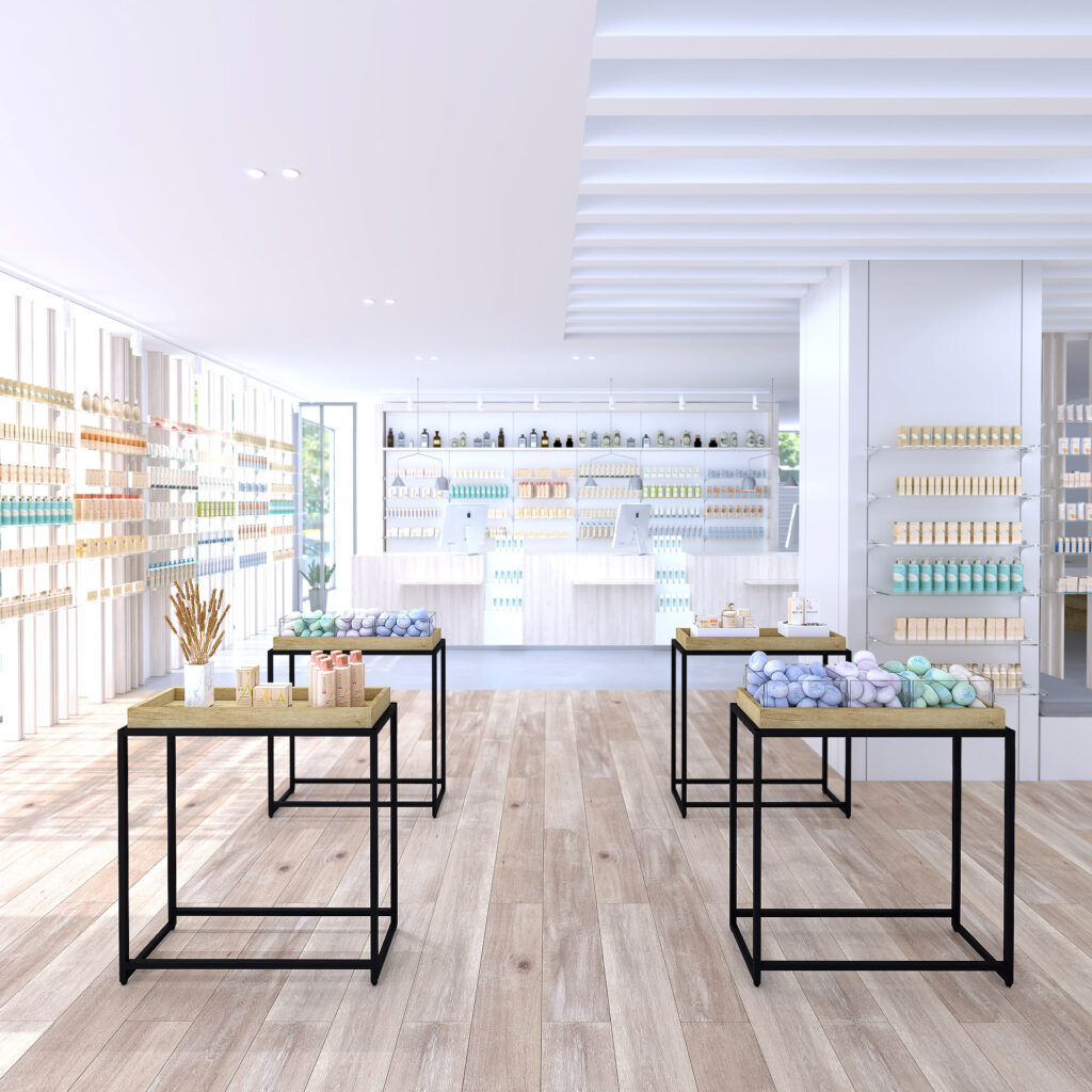 Design intérieur en pharmacie