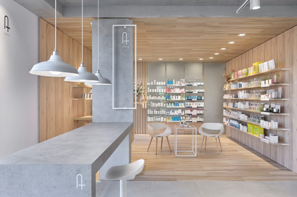 Farmacia con estilo nórdico Amparán.