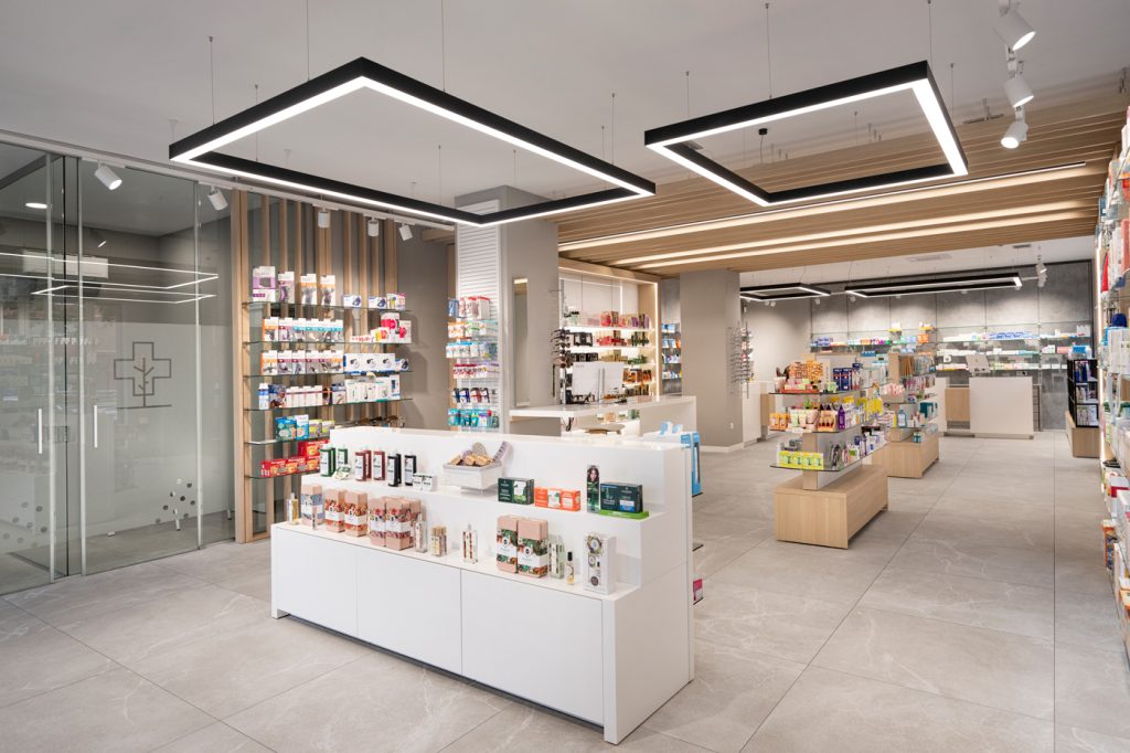 Nuevas tendencias en el diseño de farmacias.