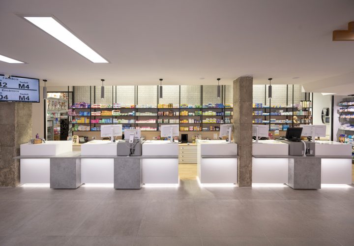 Contenido digital en farmacias.